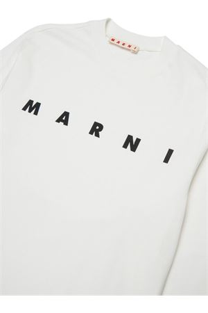 tshirt in cotone bianco MARNI KIDS | M01603M00RF0M114